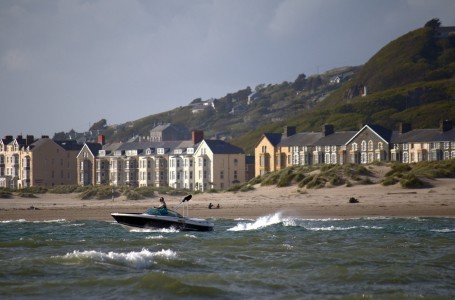 Barmouth from Fairbourne beach