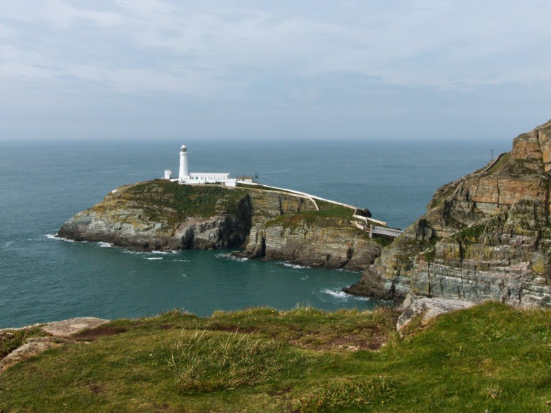 South Stack from the cliff side