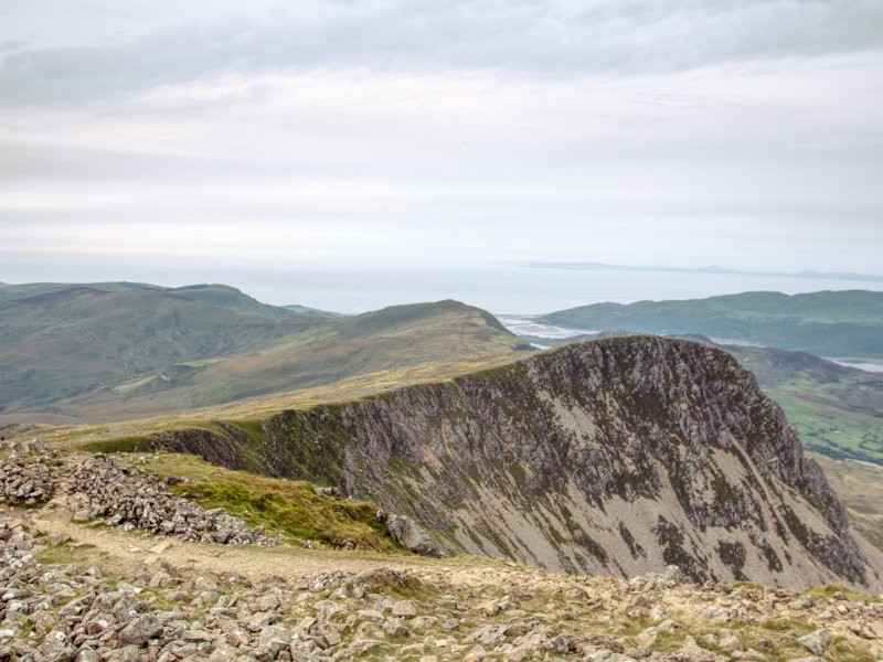 The ocean from Cadair Idris