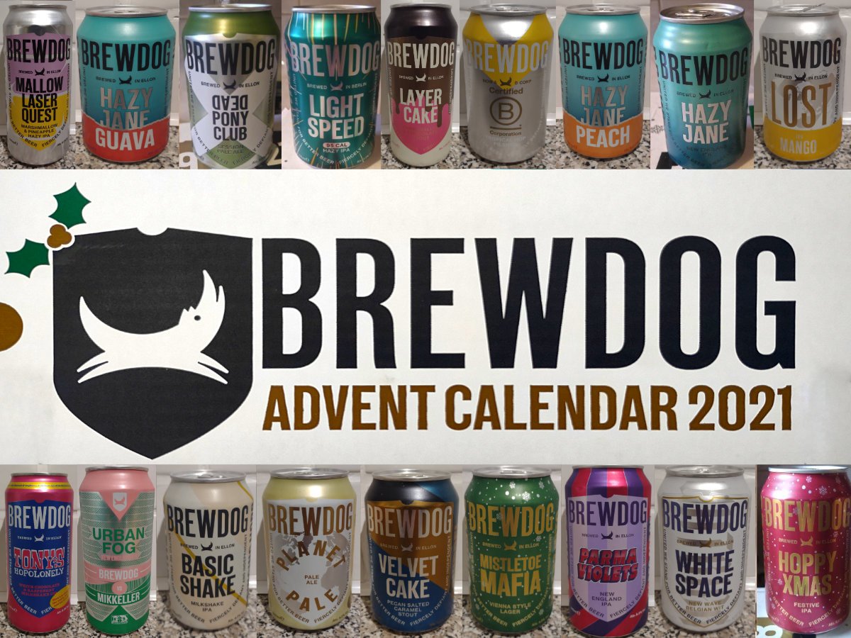 Post Banner - A Christmas beer adventure with the 2021 BrewDog advent calendar