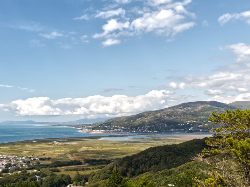 Post Banner - Views above Barmouth - Dinas Oleu