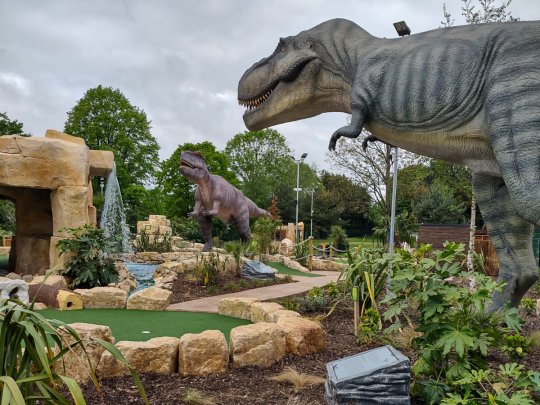 Jurassic Creek Adventure Golf Banner