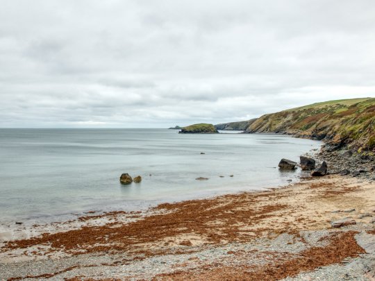 Porth Ysgo - the beach with a waterfall... sometimes Banner