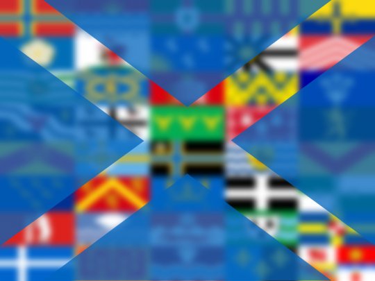 Scotland's local & regional flags Banner