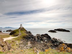 Ynys Llanddwyn in Newborough Forest - Tŵr Mawr lighthouse and beyond