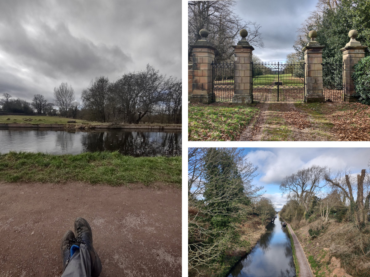 Relaxing at the canals and a visit to Chillington's gates