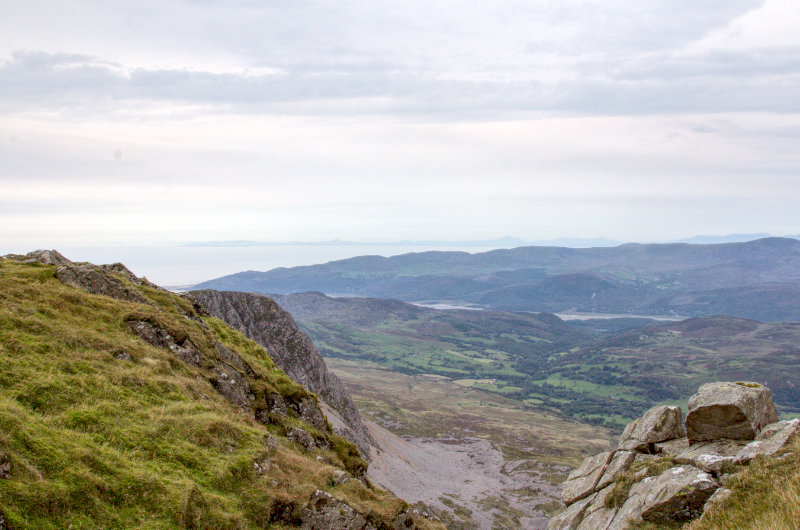 Looking north over the Mawddach estuary