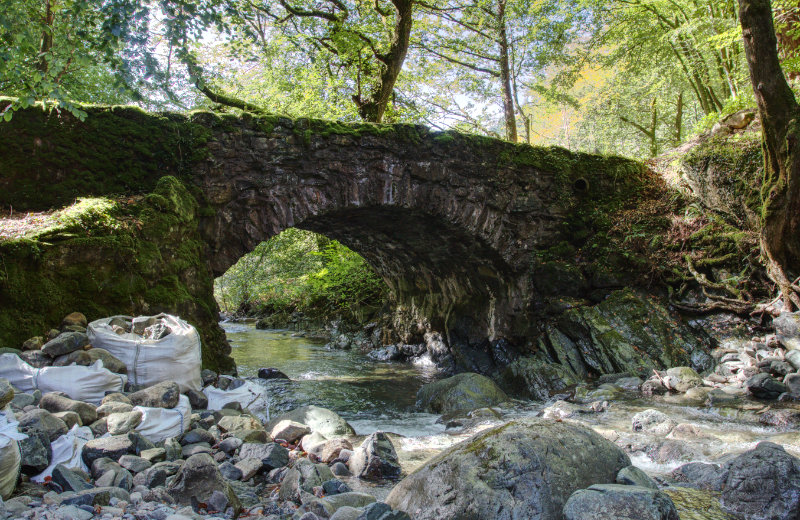 A bridge on route to the Copper Trail