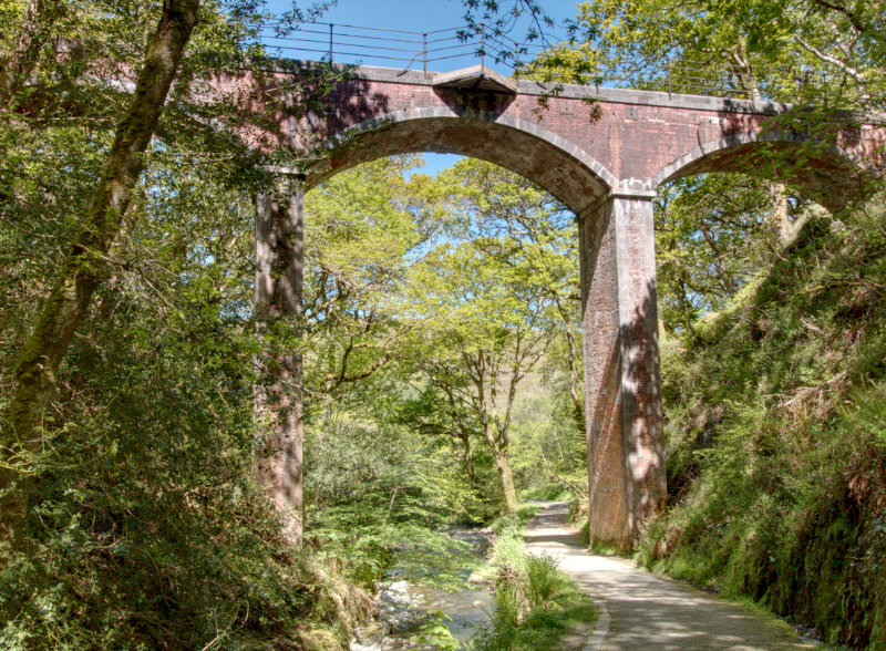 The train viaduct