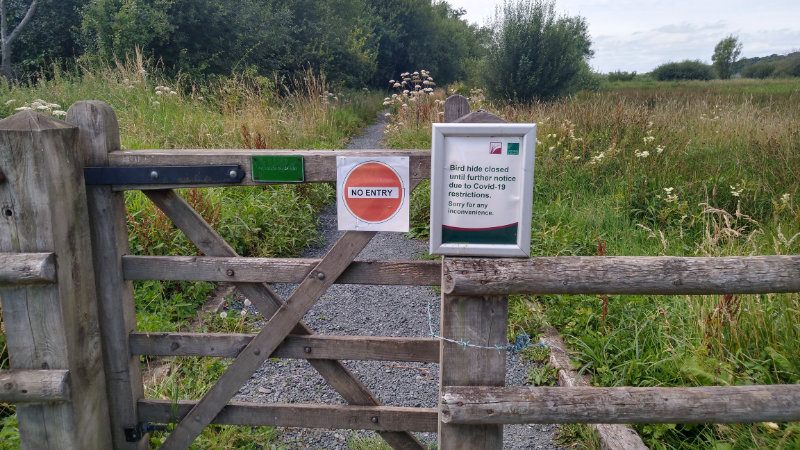 Lockdown restrictions on the bird hide