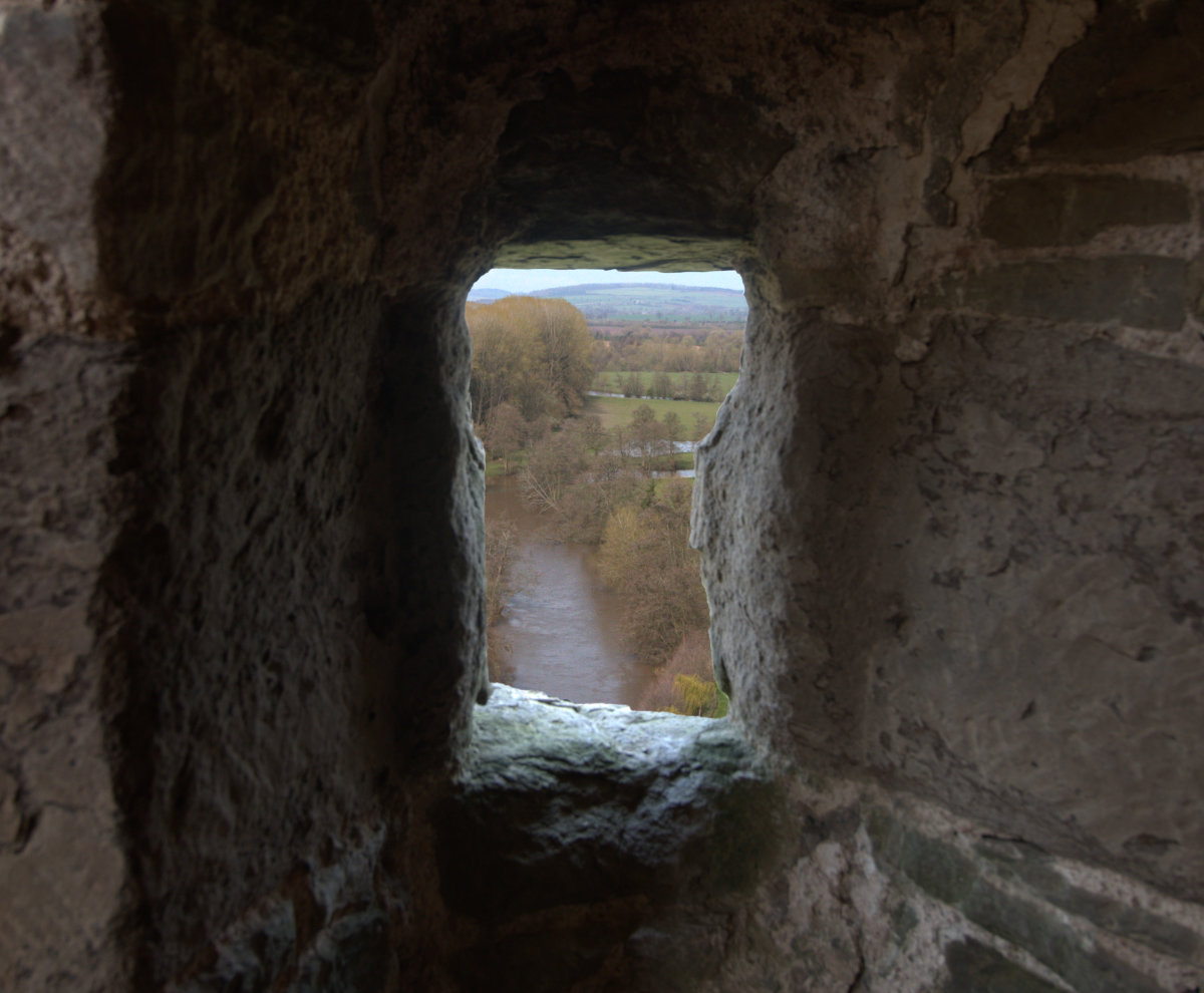 The Teme from the castle