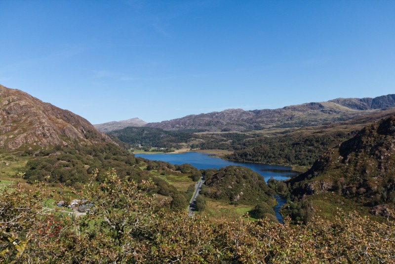 Views to Llyn Dinas