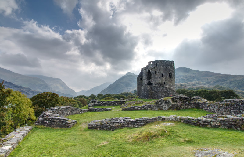 Dolbadarn on an overcast day