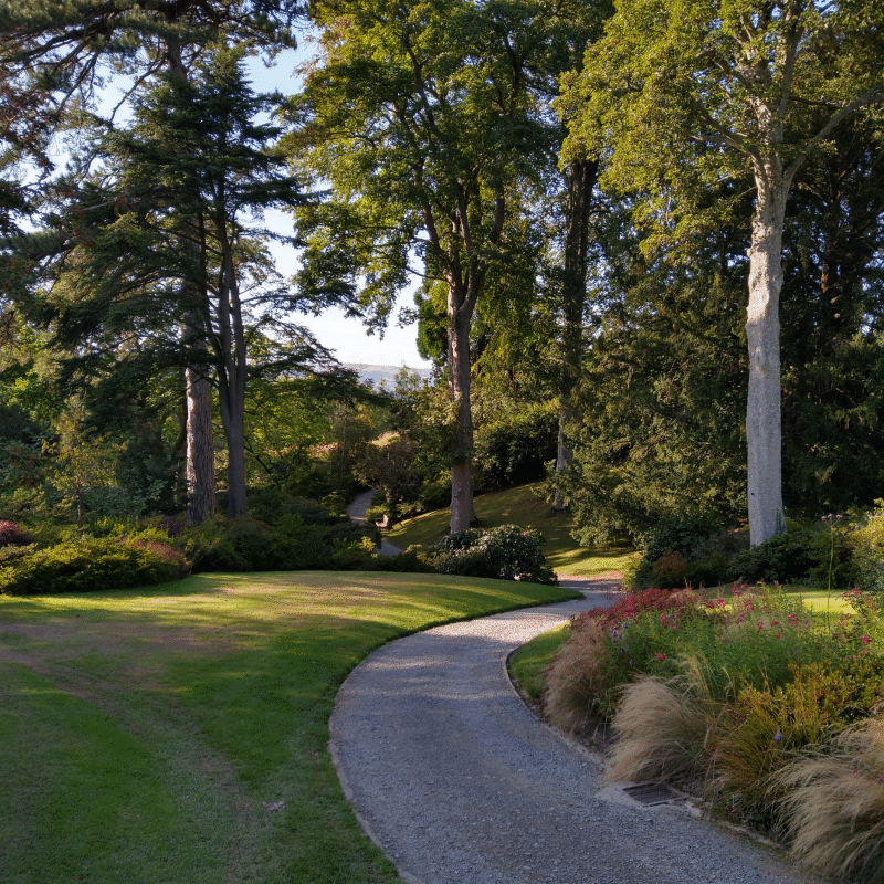 A path around Bodnant Gardens