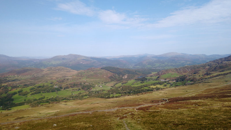 Looking back over the first part of the walk