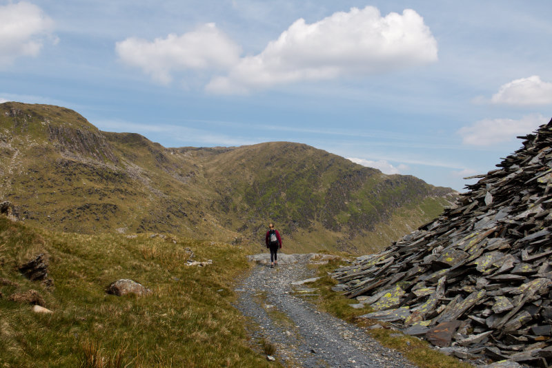 Near the top of the first ascent