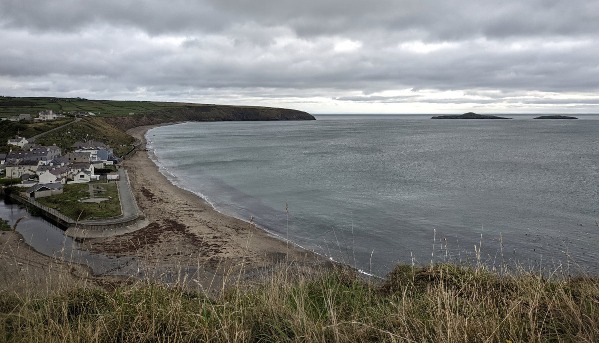 Up above Aberdaron