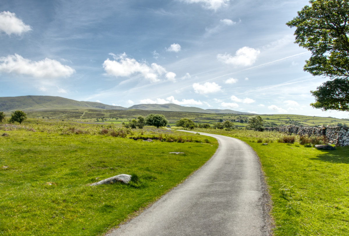 Breathtaking views around the road