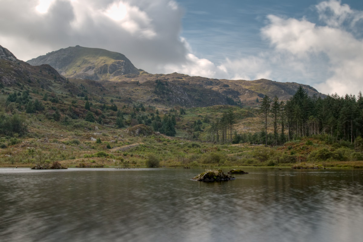 A long exposure of Llyn Llywelyn