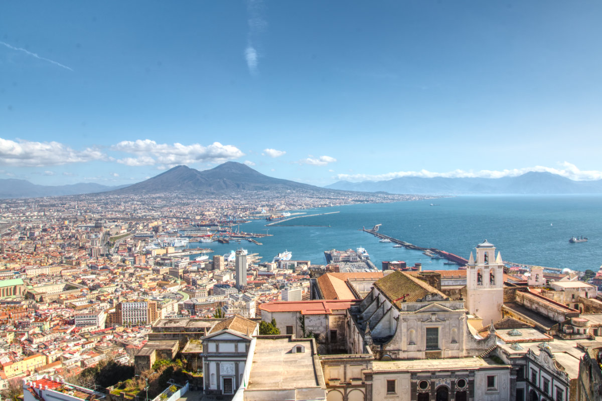 Views of Mount Vesuvius