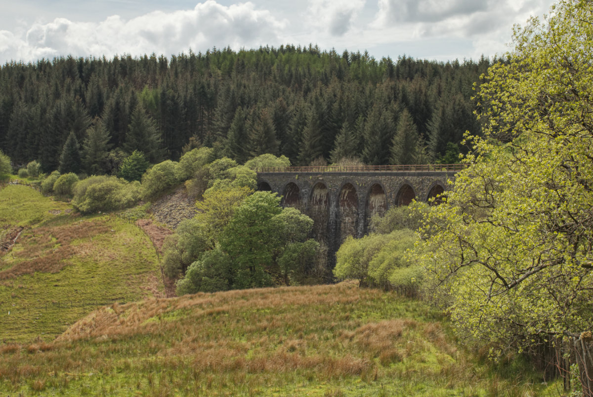 Cwm Prysor Viaduct from a good vantage point
