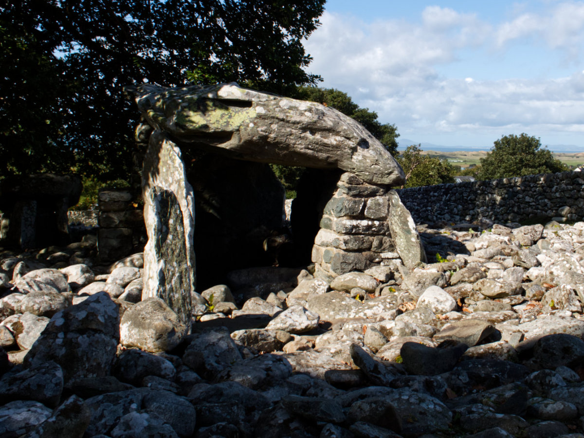 The larger of the two dolmen