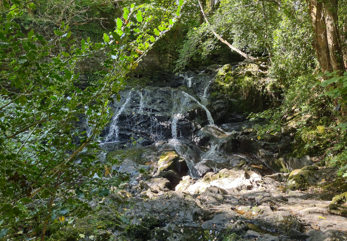 First sighting of the main falls