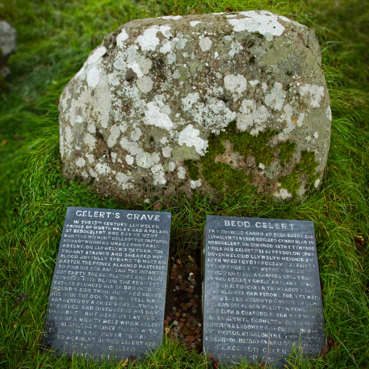 Gelert's Grave close up