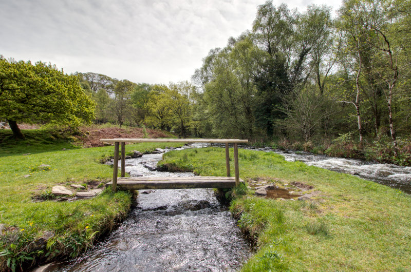 The little bridge before the falls