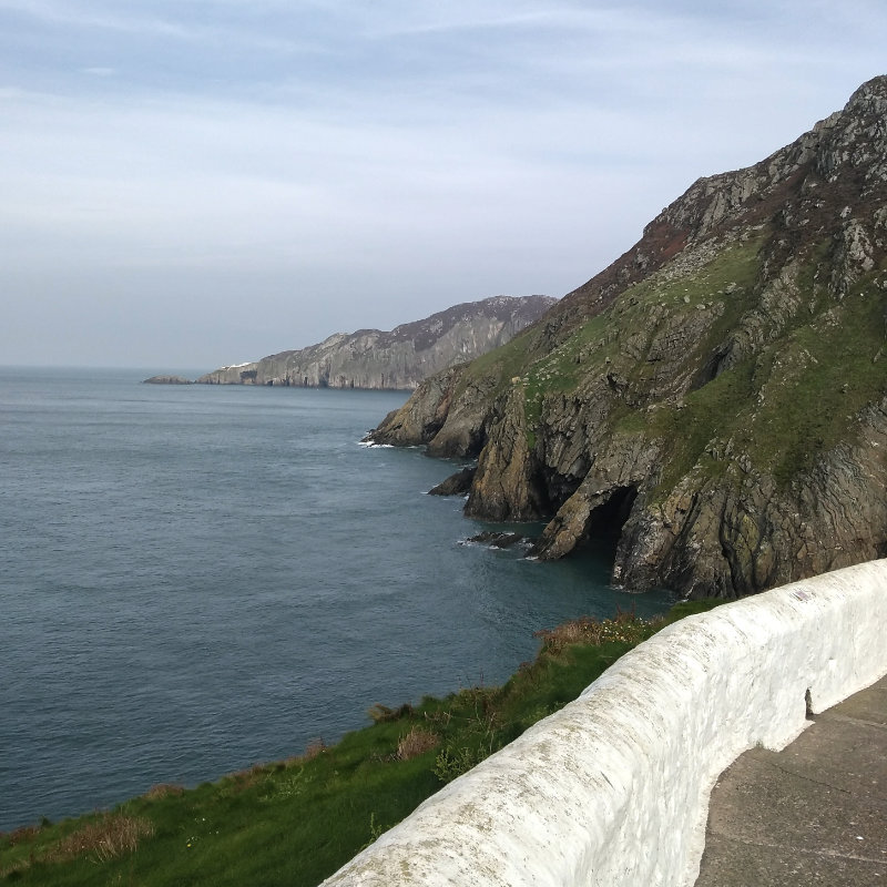 North stack in the distance