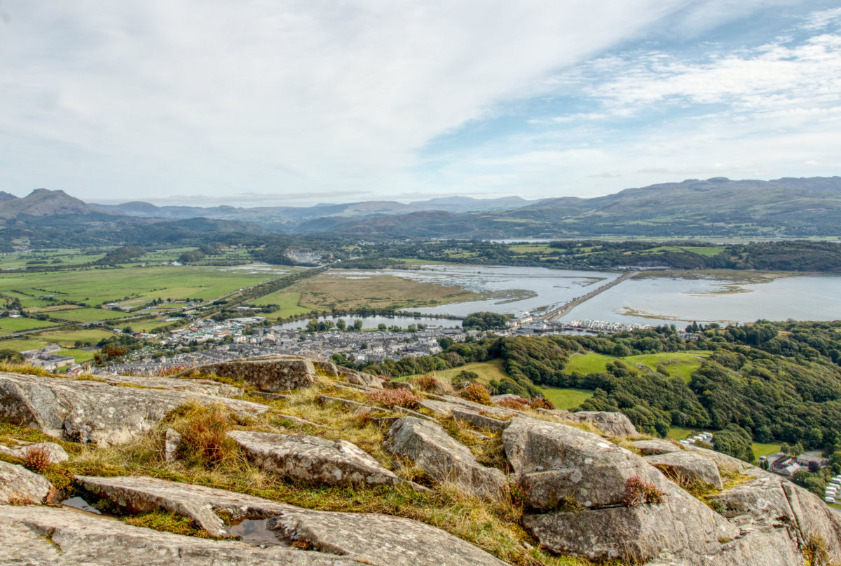 Porthmadog from above