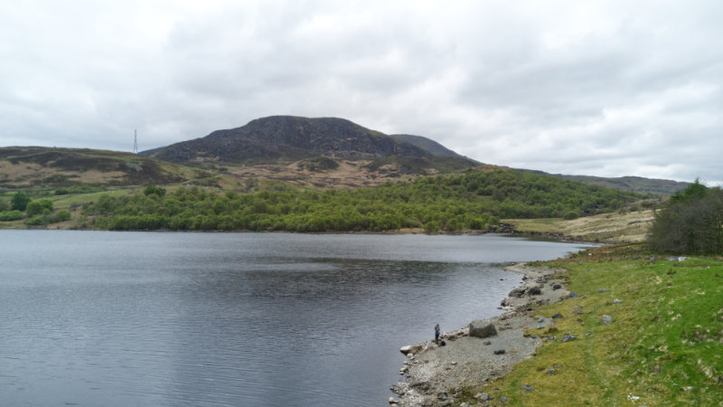 Llyn Celyn - from drone