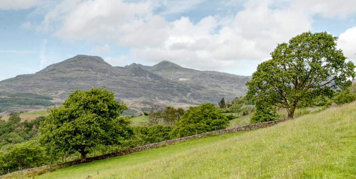 Moelwynion range and Stwlan Dam