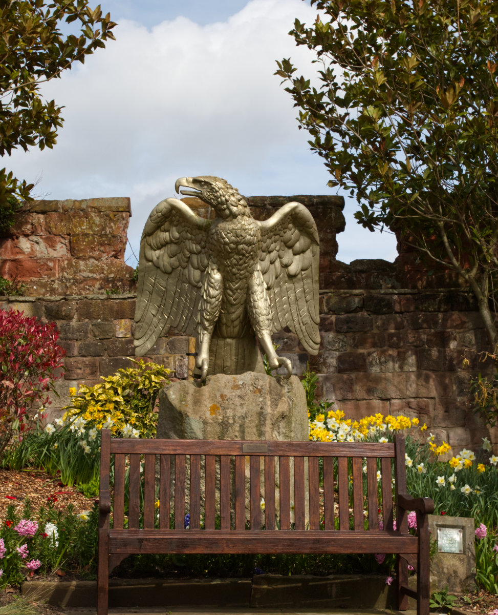 A beautiful place to relax in the castle grounds