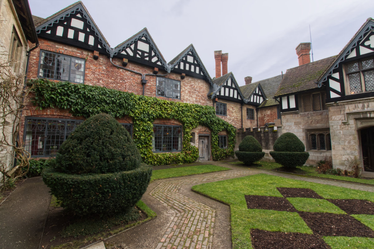 The inner courtyard